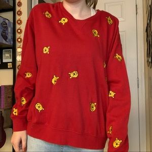 Winnie the Pooh all-over print crewneck sweatshirt